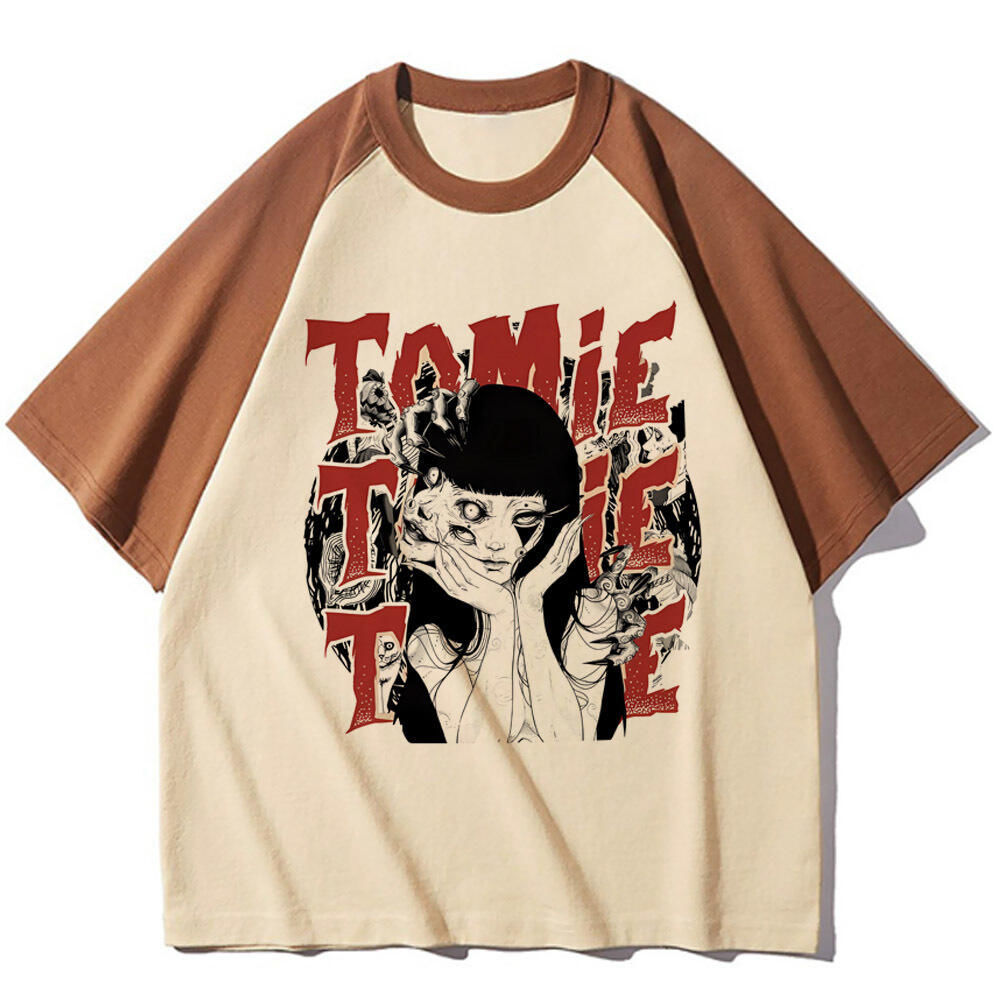 Women'S Fashion From The 80S - Junji Ito 탑 티셔츠 소녀 디지털