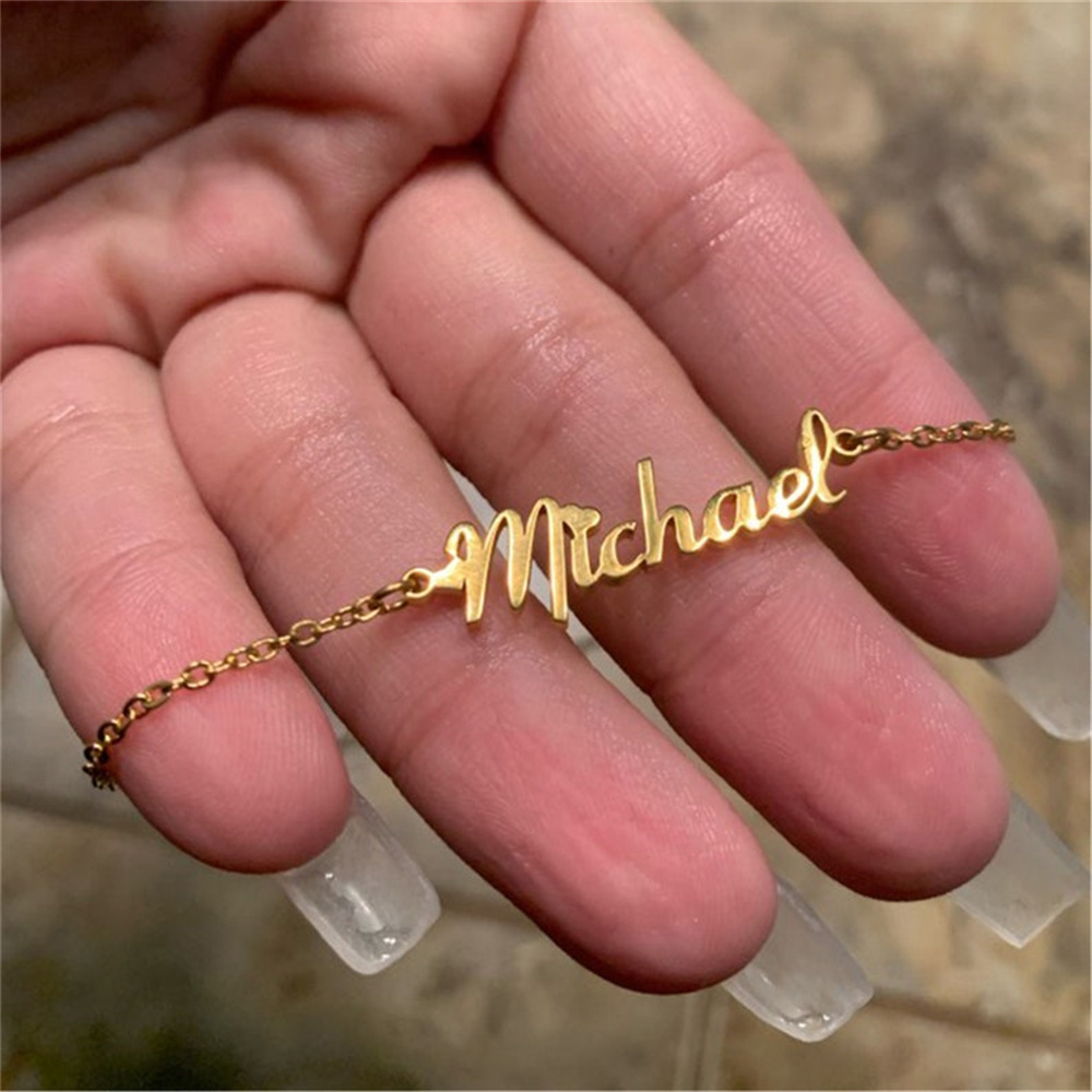 Women Fashion Dress Names - 맞춤 이름 발찌 스테인리스 스틸 다리