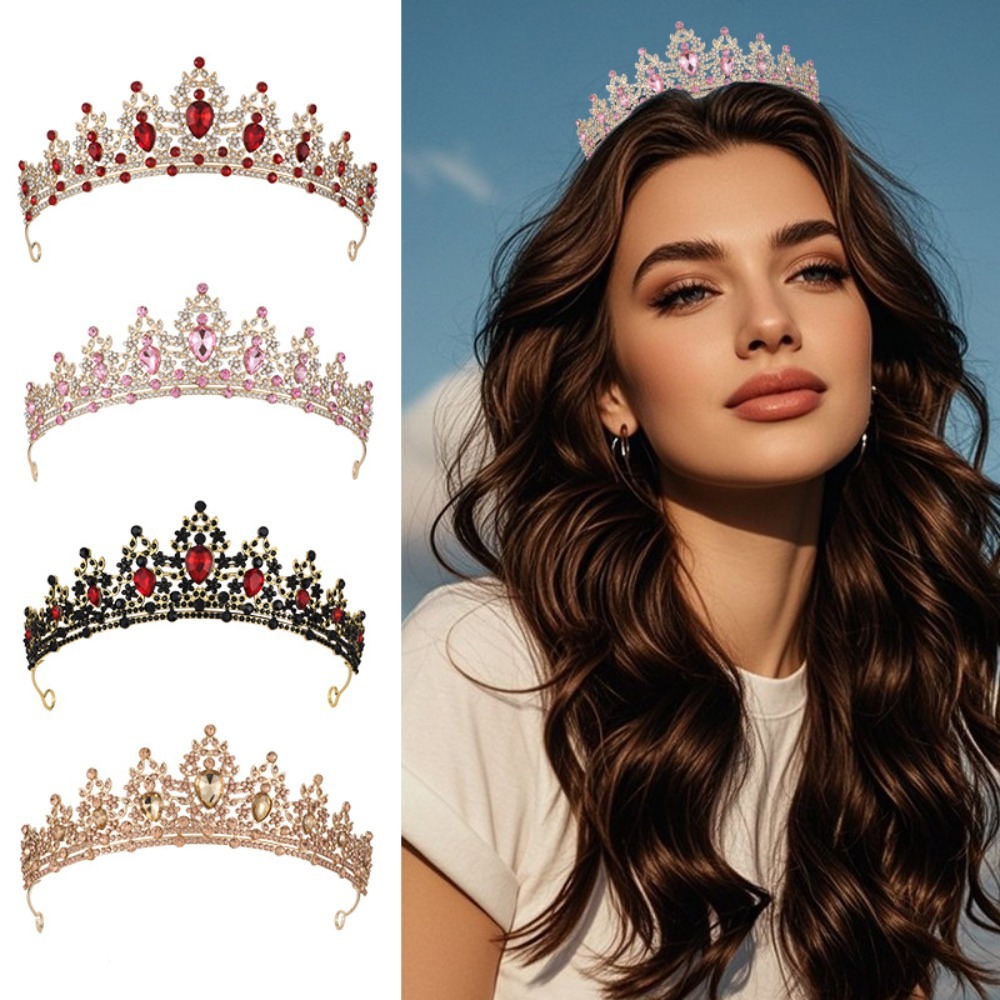 Women'S Fashion Headbands - 빈티지 리프 바인 실버 도금 라인스톤