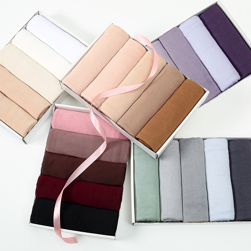Women'S Fashion Headbands - 프리미엄 모달 코튼 저지 히잡 스카프