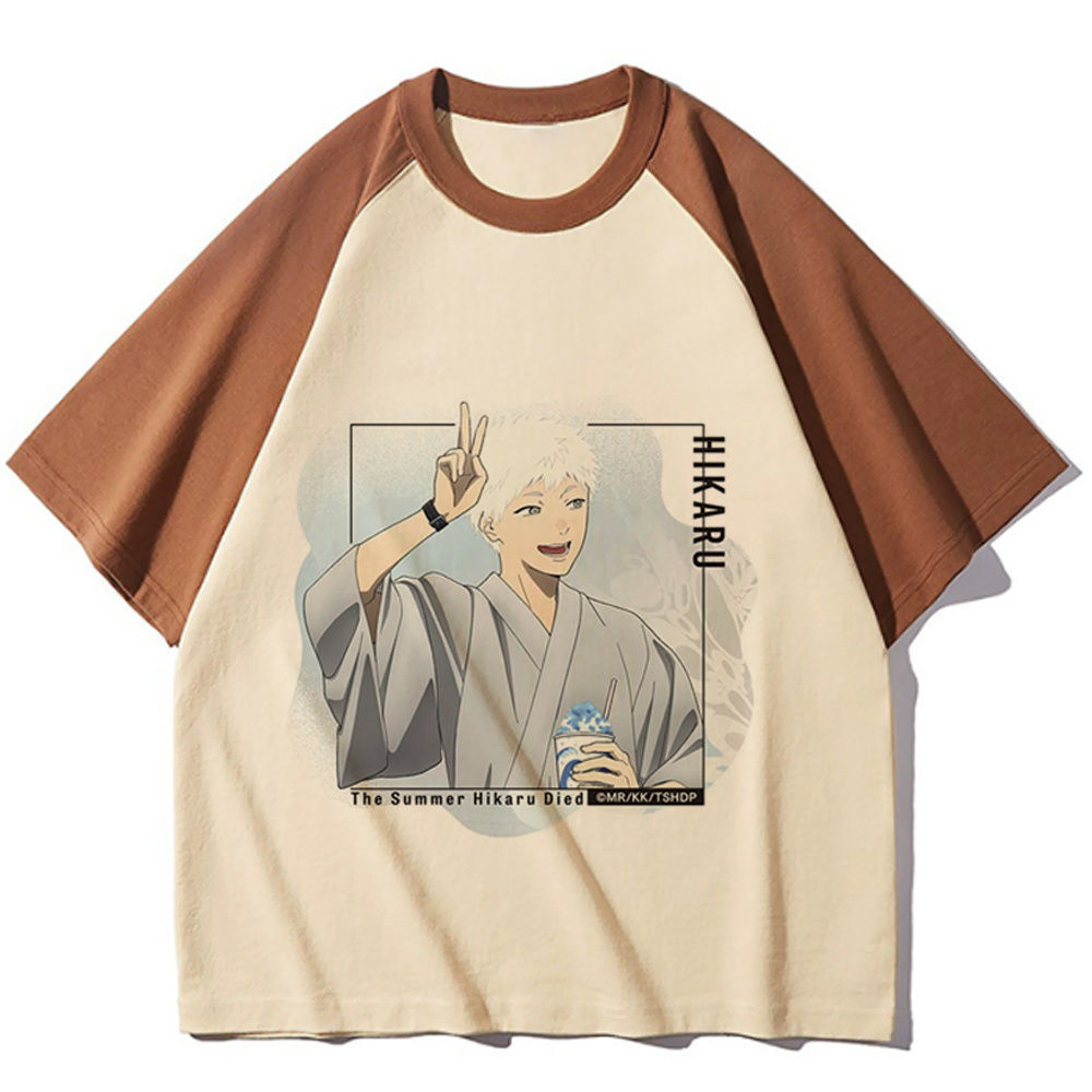 여름 히카루는 죽었다 티셔츠 여성 80년대 다채로운 편 - Women'S Fashion From The 80S 리뷰 및 가격