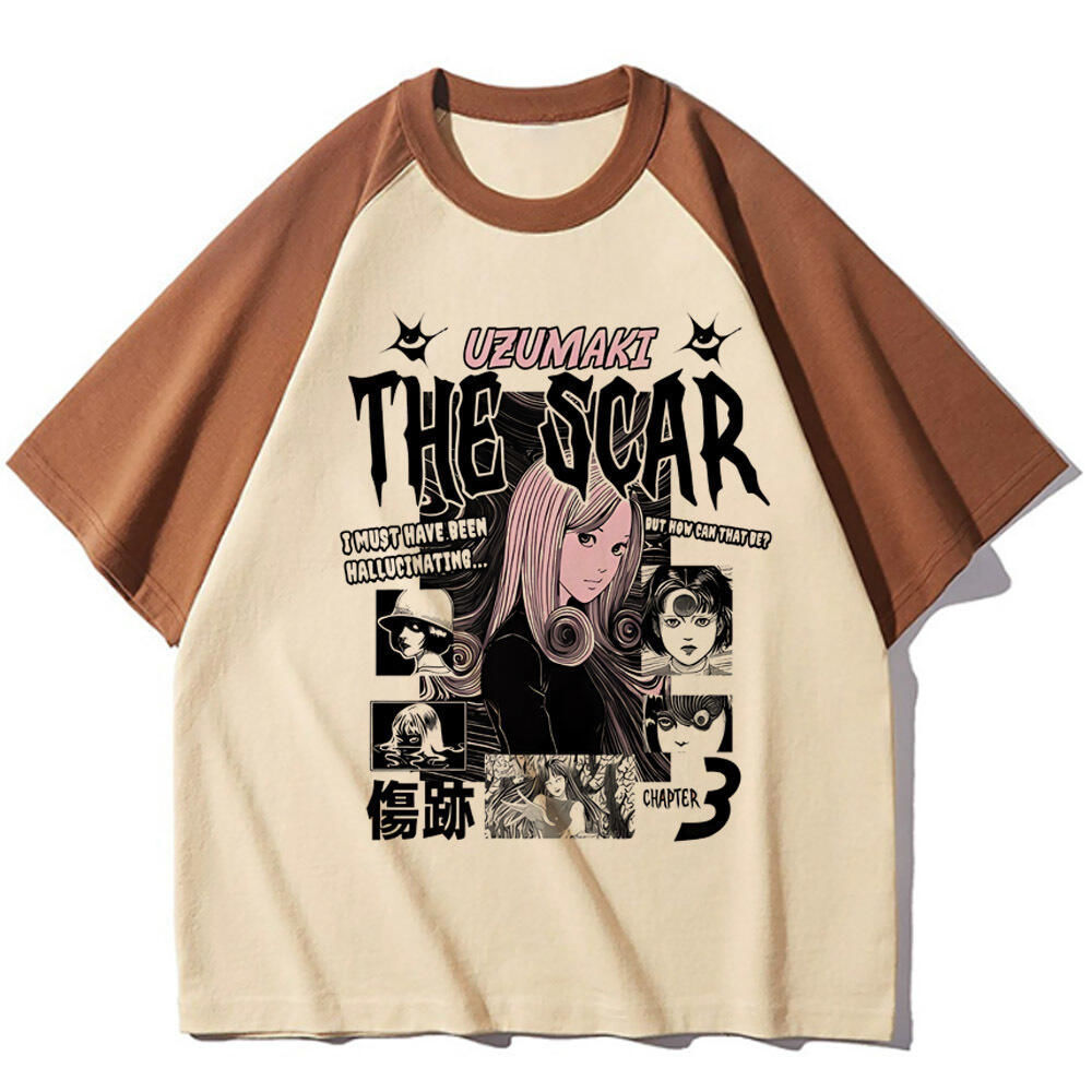 Junji Ito 탑 티셔츠 소녀 디지털 빈티지 200 - Women'S Fashion From The 80S 리뷰 및 가격