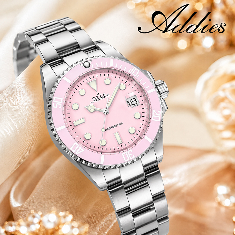 ADDIES 36mm 50m 방수 여성용 시계 유명 브 - Sale Fashion Women 리뷰 및 가격