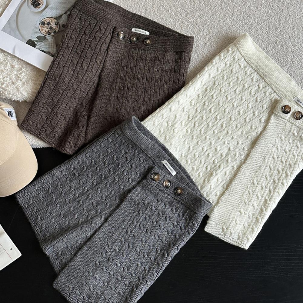 여성용 케이블 니트 랩 스커트, 니트 허리 레이어드 커 - Women'S Fashion Layering 리뷰 및 가격