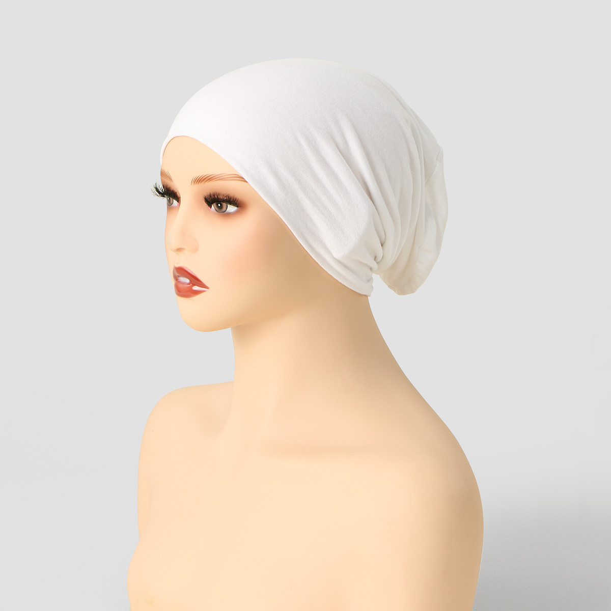 무슬림 여성용 핫 솔리드 코튼 모달 저지 히잡, 터번  - Women'S Fashion Headbands 리뷰 및 가격