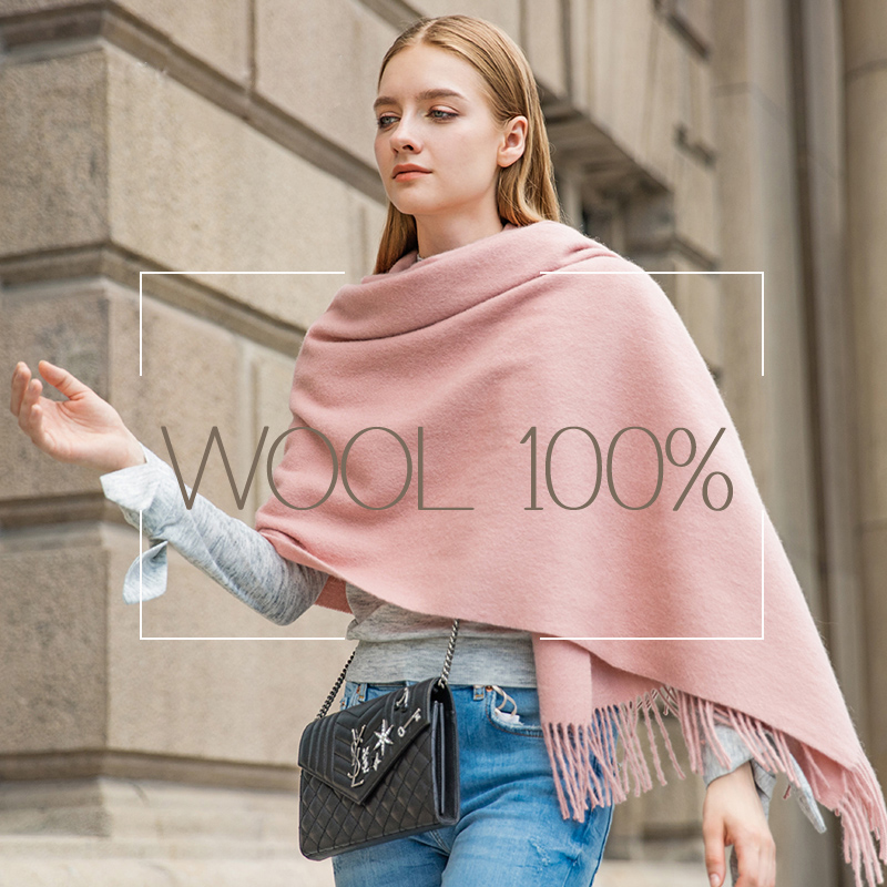양모 겨울 스카프 여성 패션 목도리 성인 솔리드 스카프 - Women'S Fashion Poncho 리뷰 및 가격