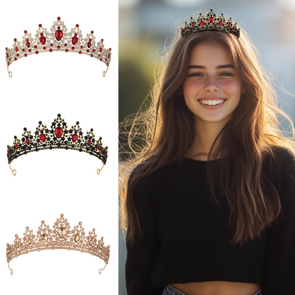 빈티지 리프 바인 실버 도금 라인스톤 신부 왕관 티아라 - Women'S Fashion Headbands 리뷰 및 가격