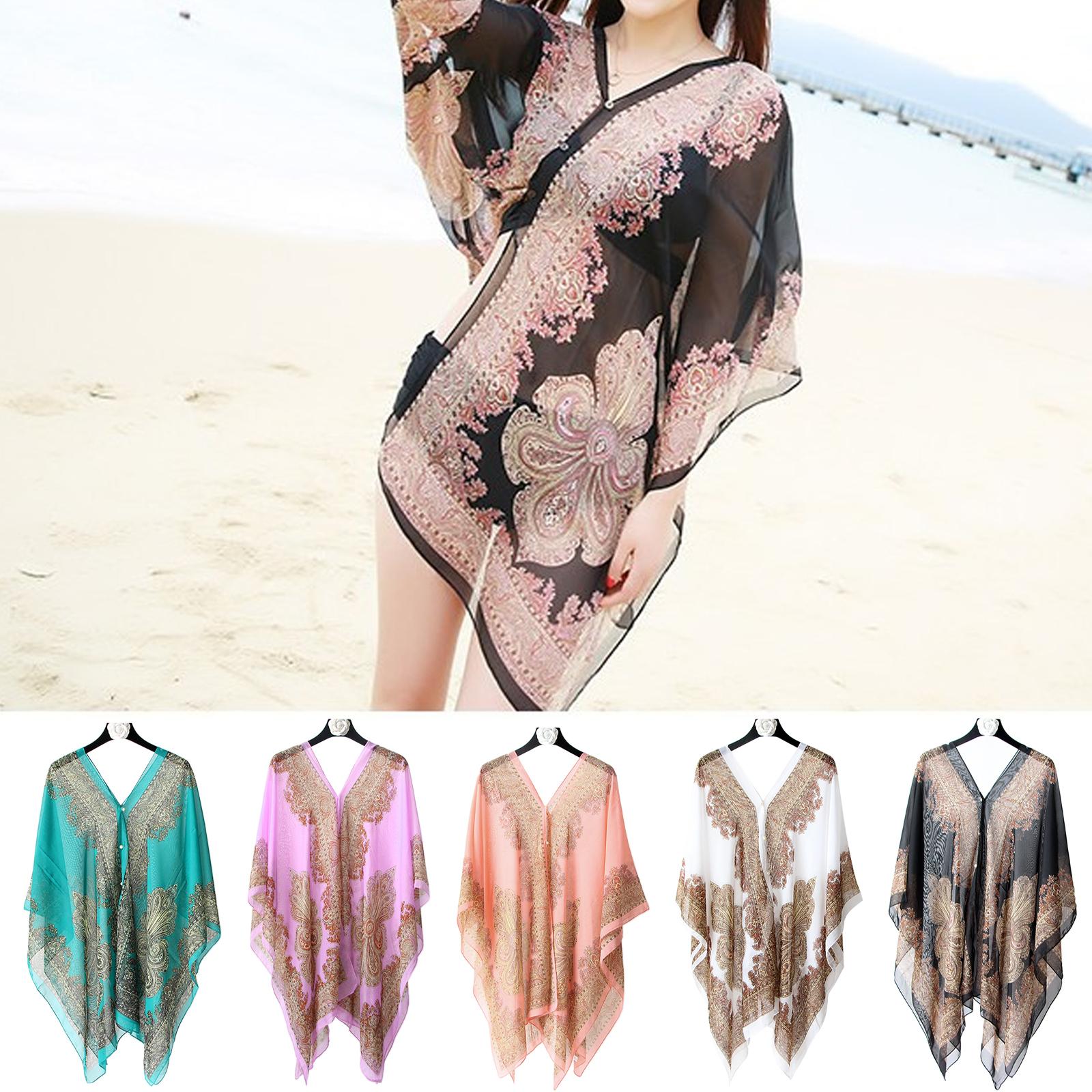 5컬러 비치 선블록 숄 여름 비치 섹시 여성 패션 스카 - Women'S Fashion Poncho 리뷰 및 가격