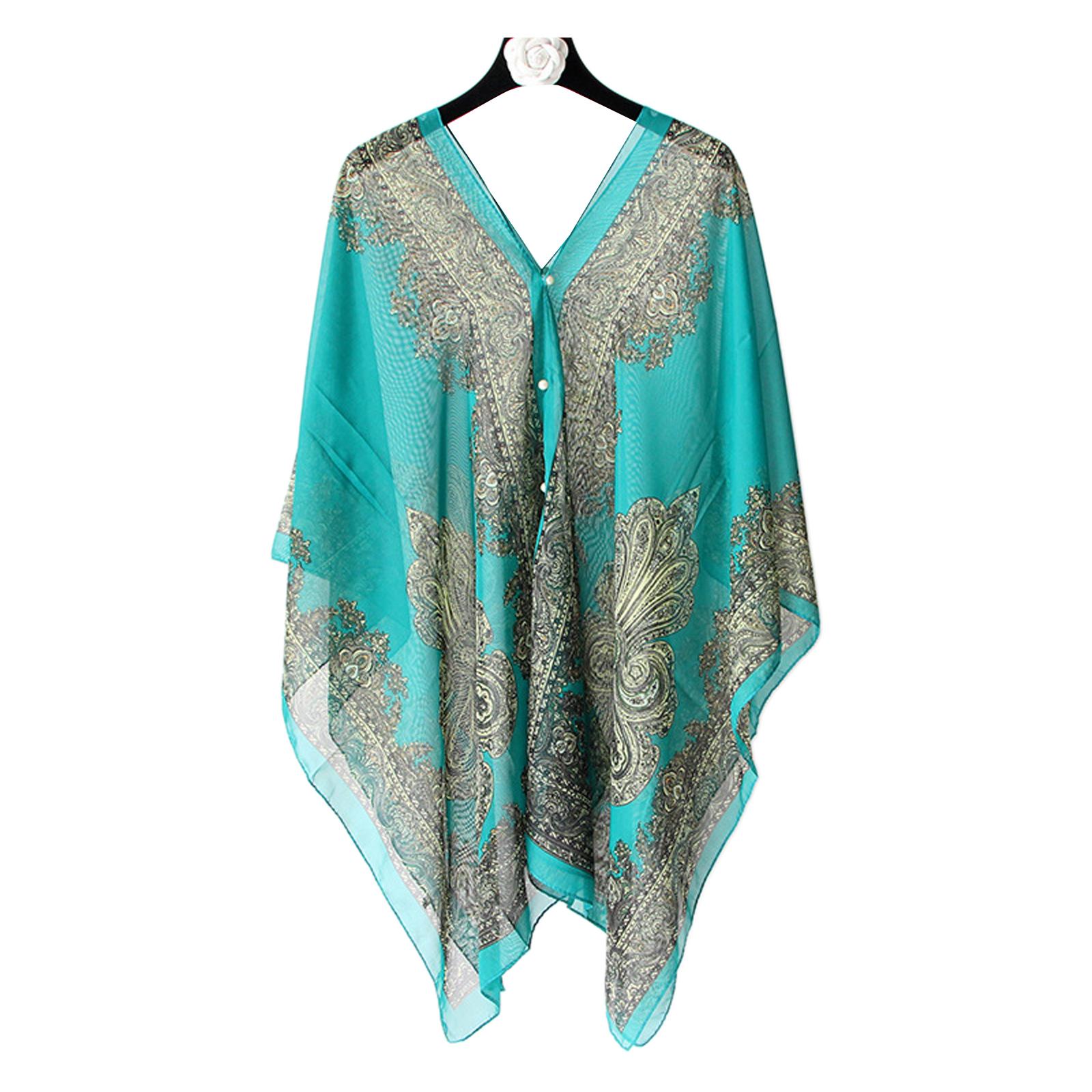5컬러 비치 선블록 숄 여름 비치 섹시 여성 패션 스카 - Women'S Fashion Poncho 리뷰 및 가격