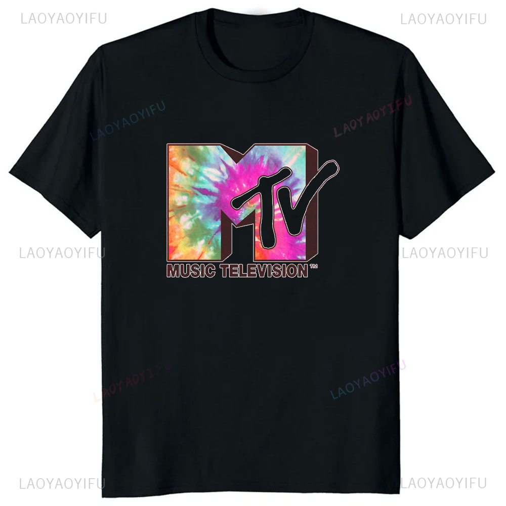 클래식 MTV 레트로 디자인 로고 프린트 그래픽 남성  - Women Fashion Logo Design 리뷰 및 가격